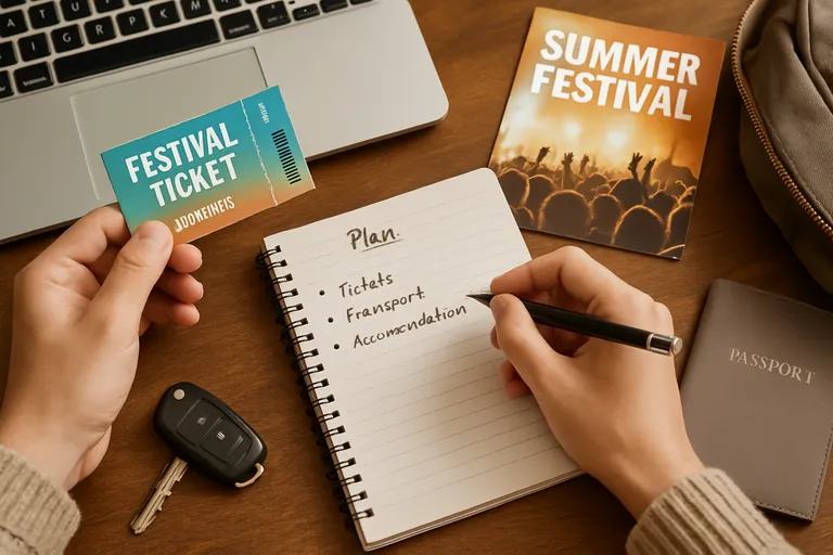 Je planning: tickets, vervoer en overnachten