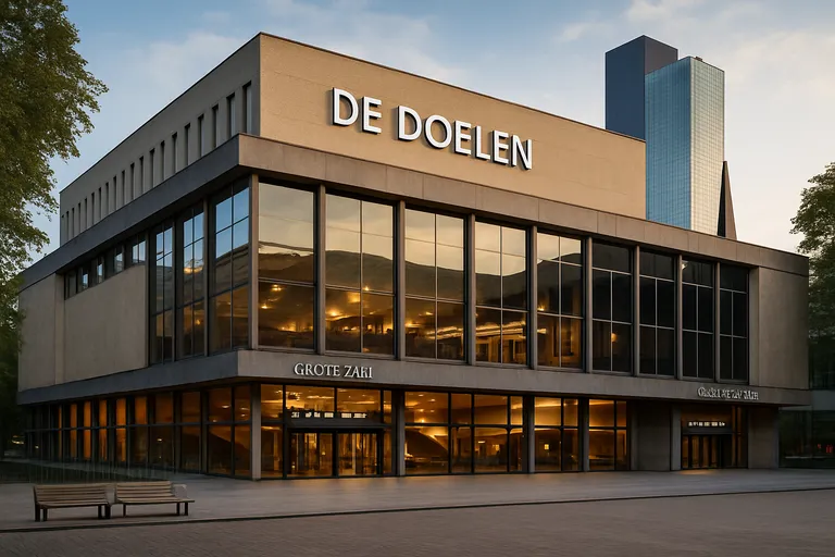 Ontdek De doelen in rotterdam: waar architectuur, akoestiek en podiumkunst samenkomen
